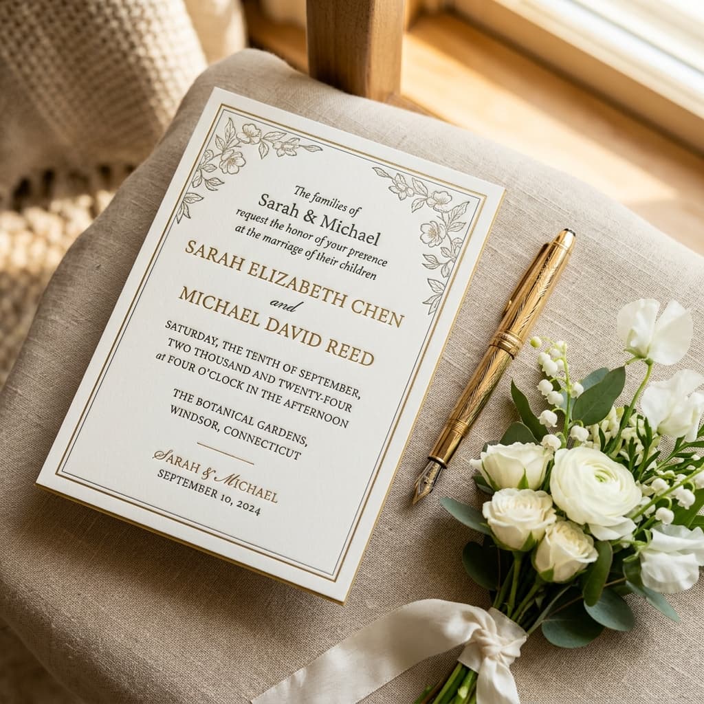 Wedding Invitation Wording Examples for Every Event